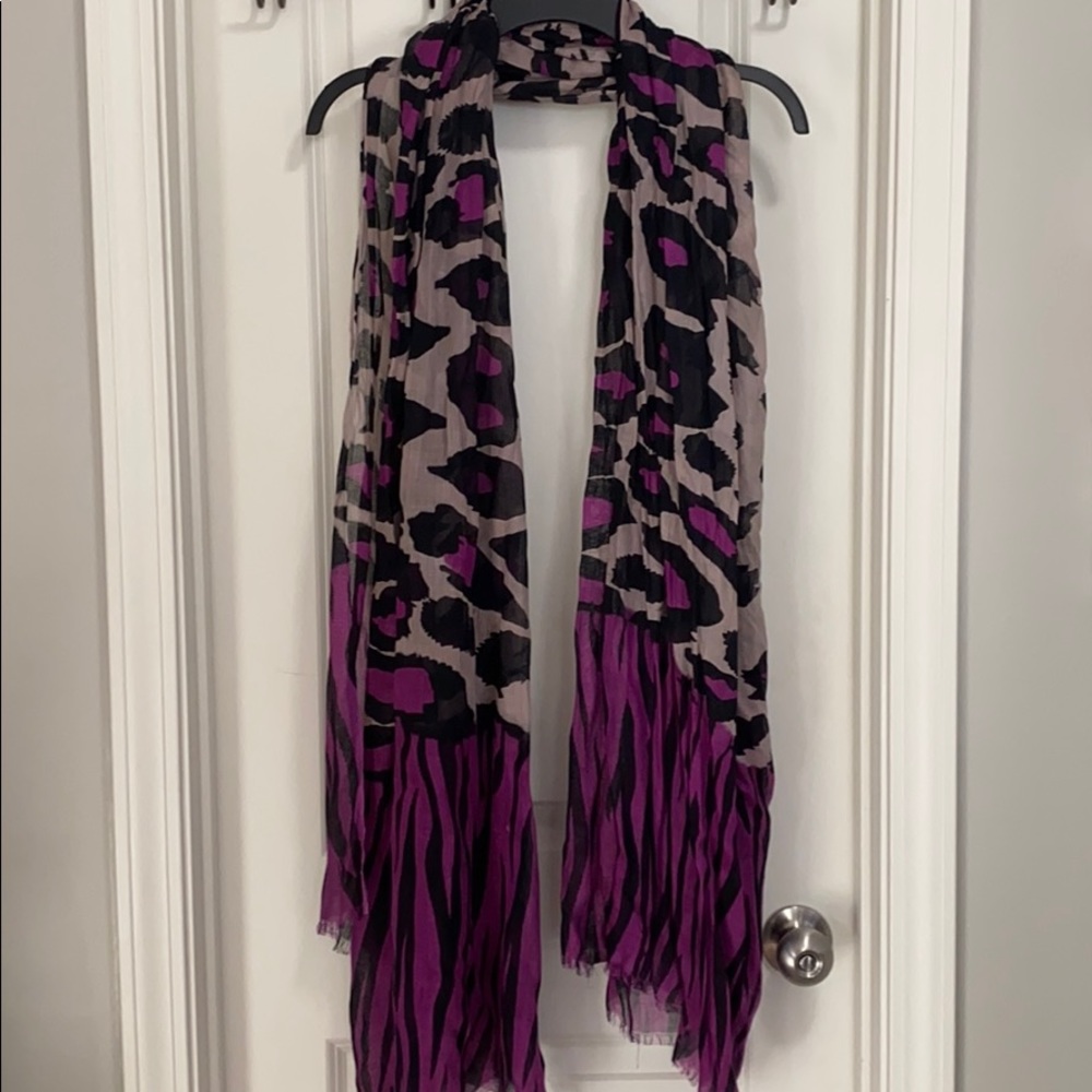 Animal print scarf